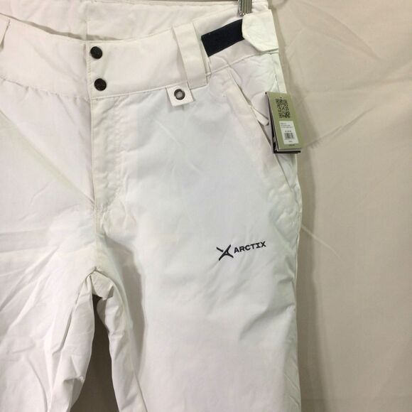NEW Arctix Womens White Snow Ski Pants XL NWT Adjustable Waist Inseam 31 - Picture 3 of 5